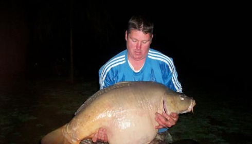A 57 lb carp from Laroussi, Another Pb for Mr Timberlake, Mar 2007