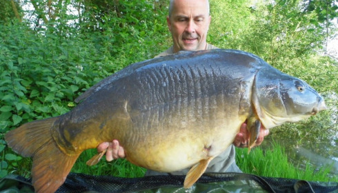 A 59 lb carp from Laroussi, Kevin Wicks, Jun 2014