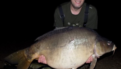 A 57 lb 12 oz carp from Laroussi, Jun 2018