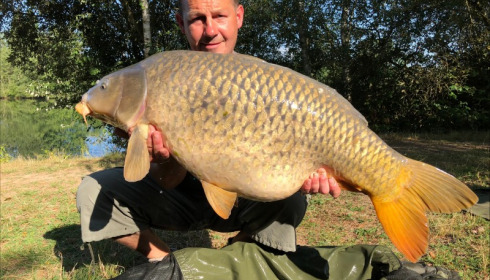 A 34 lb carp from Laroussi, Paul Owens, Aug 2018