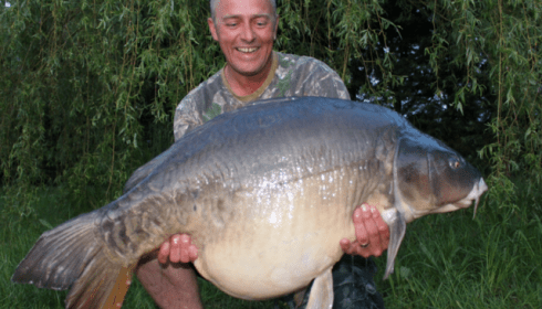 A 61 lb carp from Laroussi, Mark Reilly, May 2014