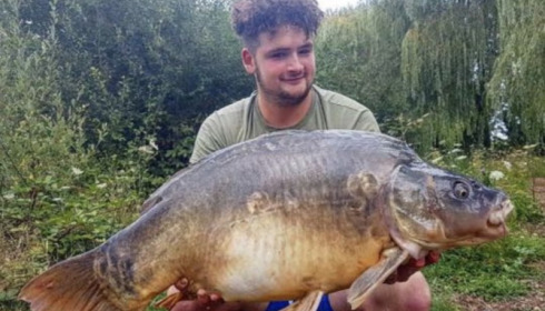 A 39 lb carp from Laroussi, Jack Cooper, Jul 2017