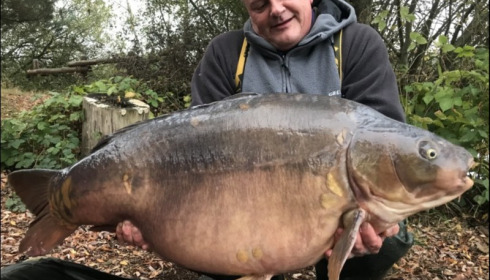A 49 lb 12 oz carp from Laroussi, John Mather, Oct 2018