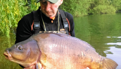 A 45 lb 7 oz carp from Laroussi, May 2018