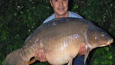 A 56 lb carp from Laroussi, Mark Yuen, Jun 2012