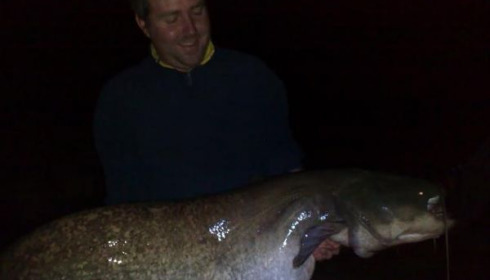 A 49 lb catfish from Laroussi, Apr 2008