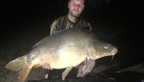 A 50 lb 5 oz carp from Laroussi, Phil  Hyatt , Aug 2018