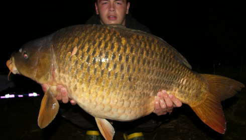 A 39 lb carp from Laroussi, Jun 2014