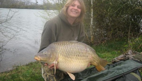 A 44 lb 4 oz carp from Laroussi, Superb !, Mar 2008
