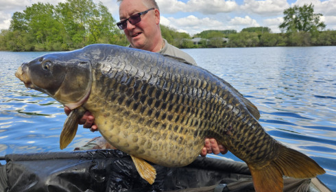 A 47 lb carp from Laroussi, Charles Johnson, May 2023