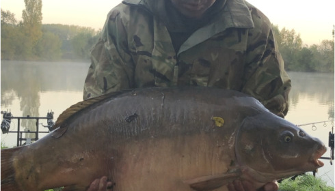 A 55 lb carp from Laroussi, Brian Connolly, Oct 2021