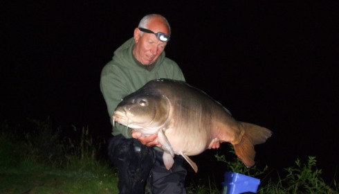 A 58 lb carp from Laroussi, Mel Rumbles, Jul 2014