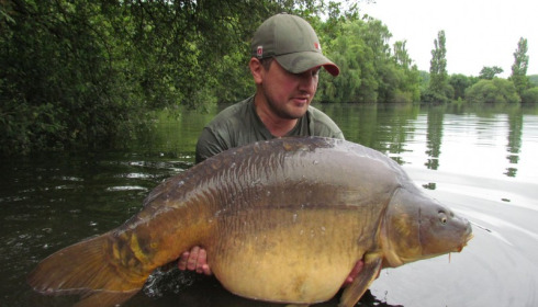A 46 lb 8 oz carp from Laroussi, Royston Butwell, Jul 2013