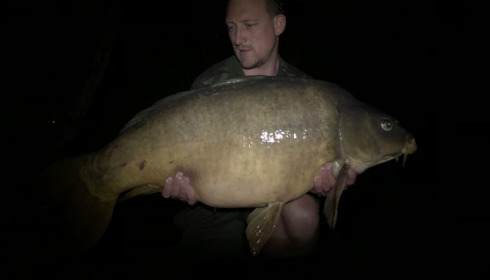 A 42 lb 5 oz carp from Laroussi, Gareth Brown, Apr 2018