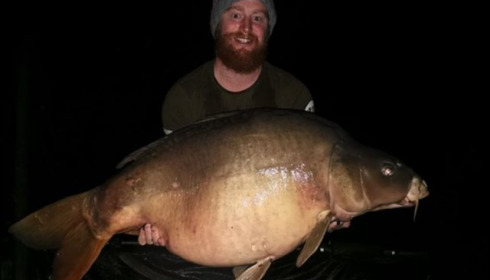 A 59 lb 12 oz carp from Laroussi, Luke Organ, Oct 2019
