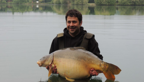 A 51 lb 14 oz carp from Laroussi, Apr 2014
