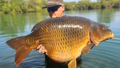 A 46 lb 5 oz carp from Laroussi, Aug 2023