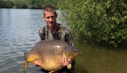 A 57 lb 1 oz carp from Laroussi, William Chapman, Jun 2015