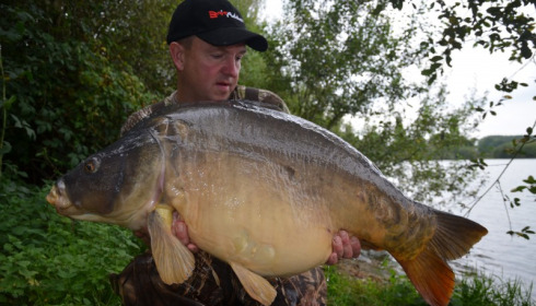 A 35 lb carp from Laroussi, Roy van Goor, Sep 2014