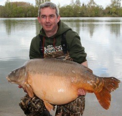 A 70 lb carp from Laroussi, Michael Hibbert, Apr 2012