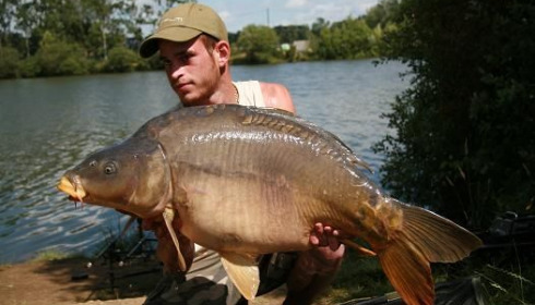 A 38 lb carp from Laroussi, Jun 2007