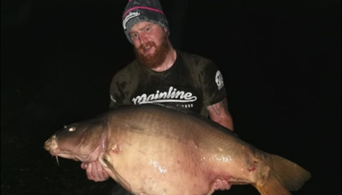 A 59 lb 12 oz carp from Laroussi, Luke Organ, Oct 2019