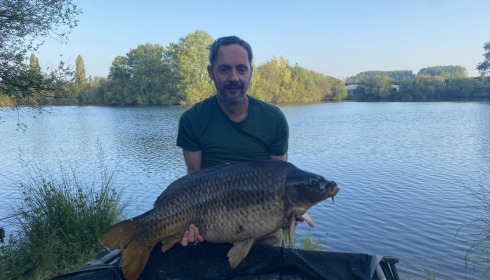 A 35 lb 8 oz carp from Laroussi, Simon Wicks, Jun 2023