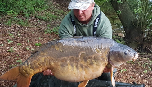 A 57 lb 14 oz carp from Laroussi, May 2017