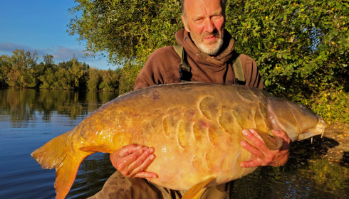 A 64 lb carp from Laroussi, Andy Pritchard, Oct 2021