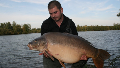 A 57 lb carp from Laroussi, david oConnell, Oct 2016