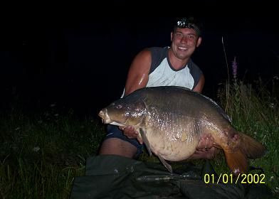 A 50 lb 4 oz carp from Laroussi, Aug 2007