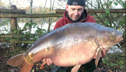 A 50 lb carp from Laroussi, Nov 2018