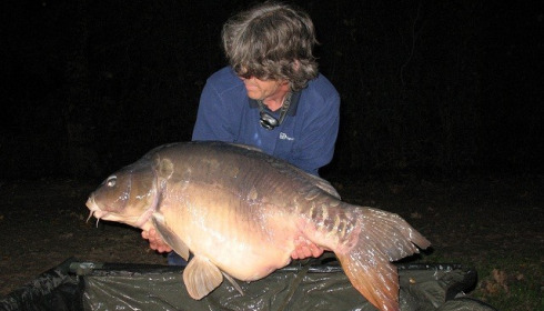 A 56 lb 12 oz carp from Laroussi, Jim Kelly, Sep 2015