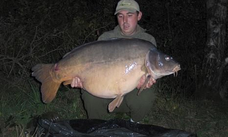 A 66 lb carp from Laroussi, Aug 2008