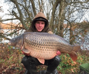 A 55 lb carp from Laroussi, Mar 2018