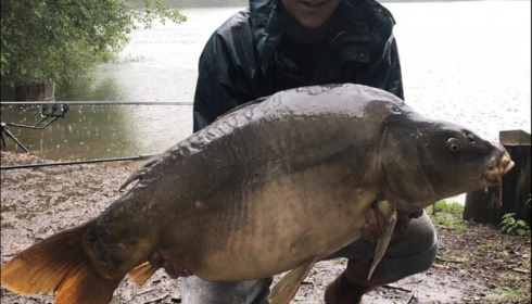 A 51 lb 1 oz carp from Laroussi, Tony Wright, Jun 2018
