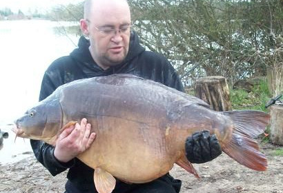 A 45 lb 8 oz carp from Laroussi, Mar 2008