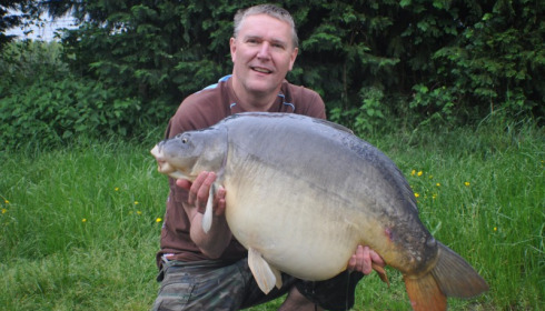A 50 lb 12 oz carp from Laroussi, Mark Finch, May 2013