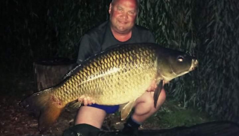 A 46 lb carp from Laroussi, Aug 2017