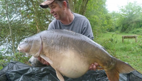 A 44 lb 2 oz carp from Laroussi, David Passoni, May 2014