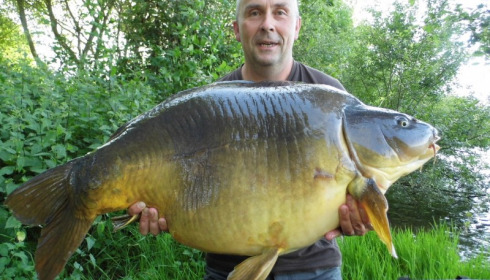 A 54 lb 4 oz carp from Laroussi, Kevin Wicks, Jun 2014