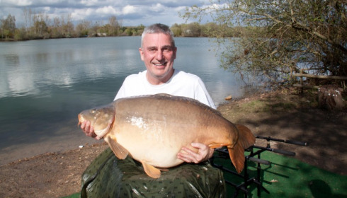 A 66 lb 5 oz carp from Laroussi, Steven Taylor, Apr 2012