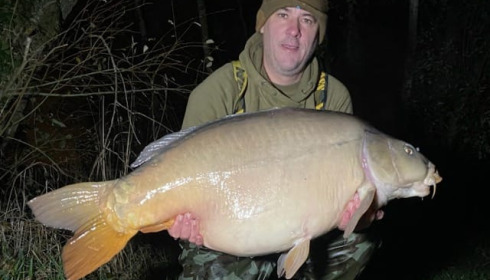 A 55 lb carp from Laroussi, Sébastien, Nov 2022