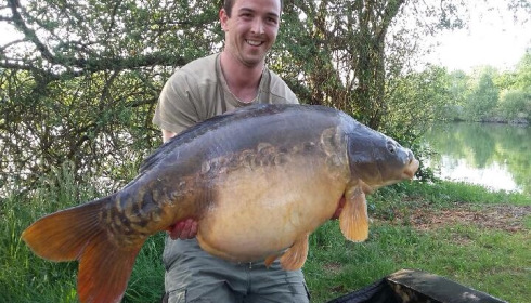 A 55 lb 8 oz carp from Laroussi, May 2015