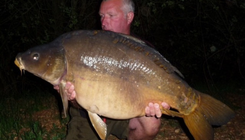 A 53 lb carp from Laroussi, Apr 2015