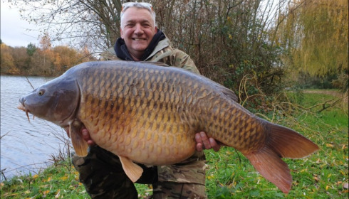 A 58 lb 2 oz carp from Laroussi, Craig Brown, Nov 2019