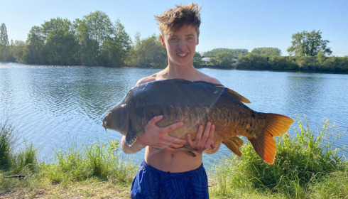 A 39 lb carp from Laroussi, James Wicks, Jun 2023