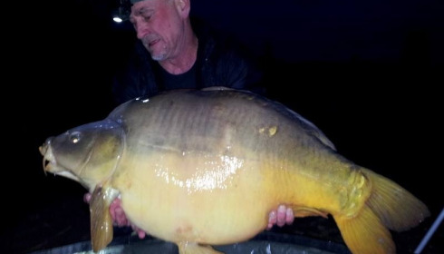 A 56 lb carp from Laroussi, Steve Knight, Jan 2014