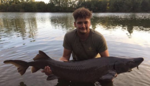 A 60 lb carp from Laroussi, Jack Cooper, Jul 2017