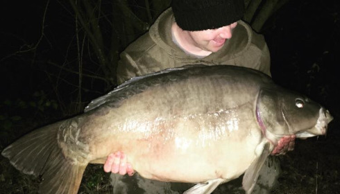 A 53 lb 2 oz carp from Laroussi, Lee Brown, Oct 2017